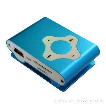 Clip-on MP3 Player with Clip, USB Port & Supports MP3 Music Format